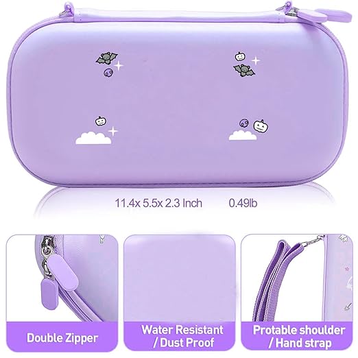 GUTIAL Accessories Pack for Nintendo Switch 2 2025 - Cute Kawaii NS 2 Accessories kit for Grils Boys Kids with Travel Carrying Case and Cartoon Dockable Cover Case, Screen Protector, Stand