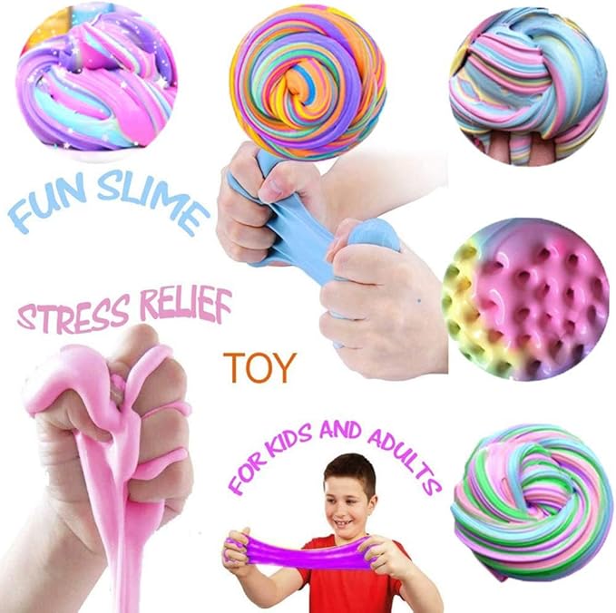 30 Pack Butter Slime Kit, Scented Slime Supplies Kit for Girls and Boys, Stress Relief Toy for Kids Education, Party Favor, Gift and Birthday