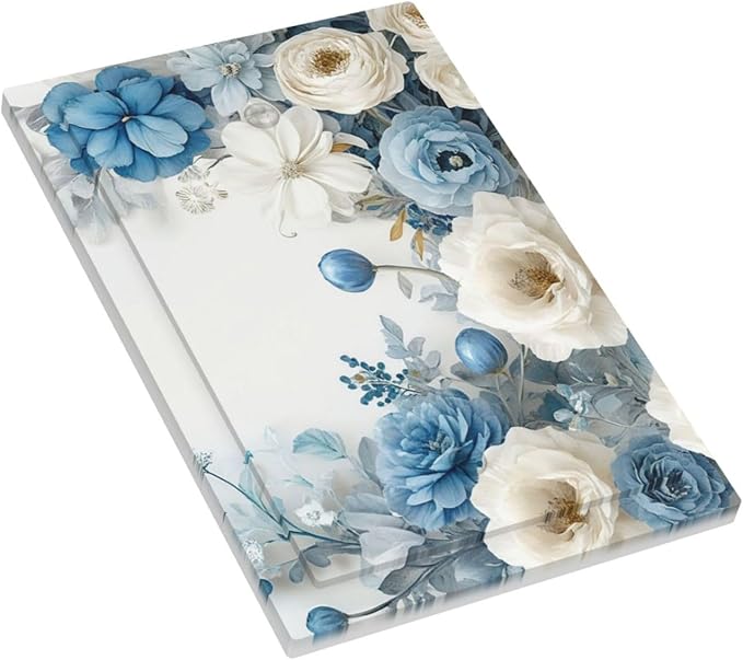 Decorative Light Switch Cover Plate Blue Rose White Flowers Rustic Floral 1 Gang No Device Single Blank Outlet Covers Wall Plate Cover Switchplate Electrical Face Plate