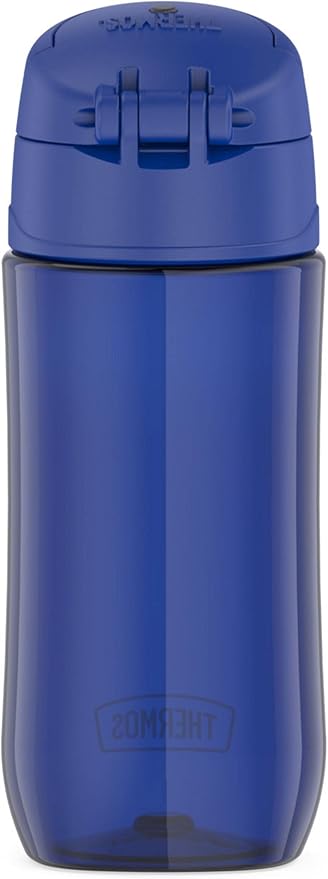 THERMOS FUNTAINER 16 Ounce Plastic Hydration Bottle with Spout, Blueberry