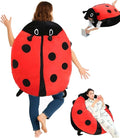 Wearable Ladybug Pillow, 23.6/39.4in Cute Warm Removable Sleeping Wearable Lady Bug Wearable Pillows with Hat for Xmas Gift (39.3 in)