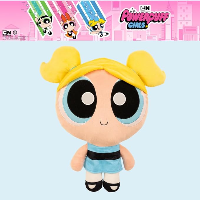 The Powerpuff Girls Bubbles Bedding Super Soft Cozy Decorative Cuddle Pillow, (Officially Licensed Product) By Franco Collectibles