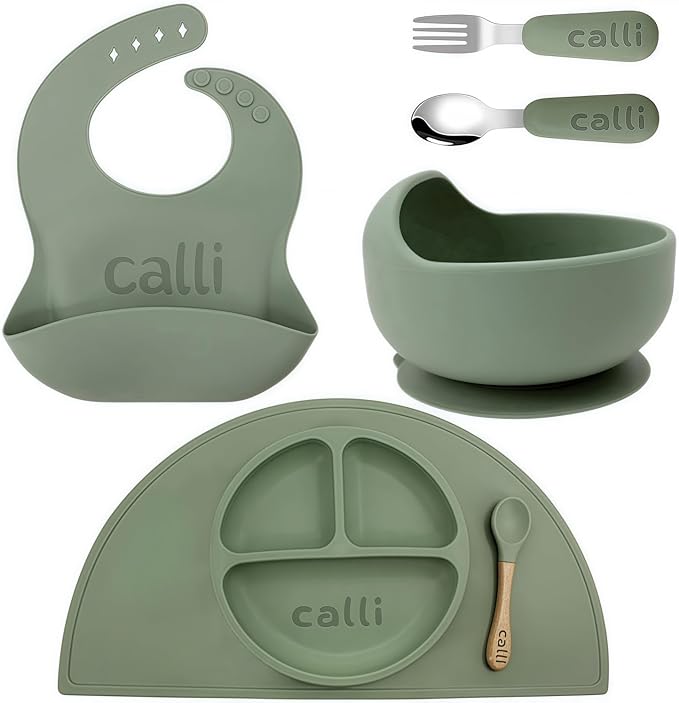 Personalized Silicone Suction Plates for Baby，Custom Toddlers Spoon and Fork, Baby Feeding Set with Name,Baby Birthday Gift for Boy & Girl