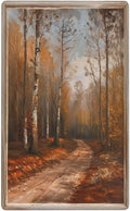 Decorative Art Light Switch Covers Maple Path 1 Gang No Device Blank Switchplate Electrical Faceplate for Home Decor