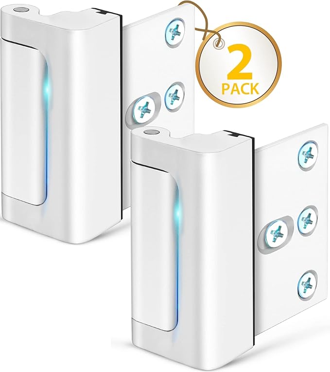 Home Security Door Lock Door Reinforcement Lock Door Locks for Kids Safety Flip Door Lock Latch Childproof Night Lock Door Security Front Door Child Safety Lock High Security Locks for Doors Inside