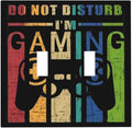 Game Videos Gaming Playing 2 Gang Double Toggle Light Switch Cover Electric Wall Plate Electrical Faceplate for Bathroom Home Living Room Jumbo Size Decor