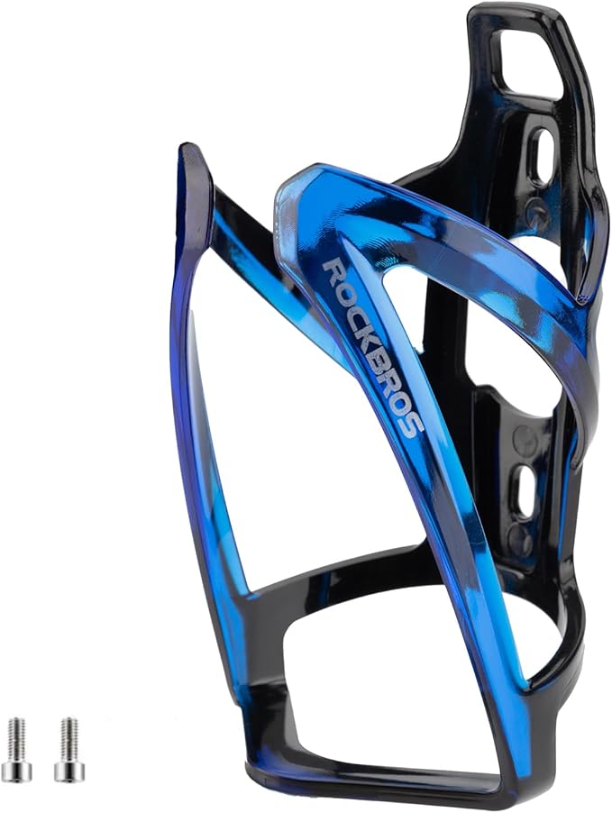 ROCKBROS Bike Water Bottle Holder Ultra-Light Bicycle Bottle Cages with Screws Tool, Universal Bike Cup Holder Rack for Road MTB Bikes…