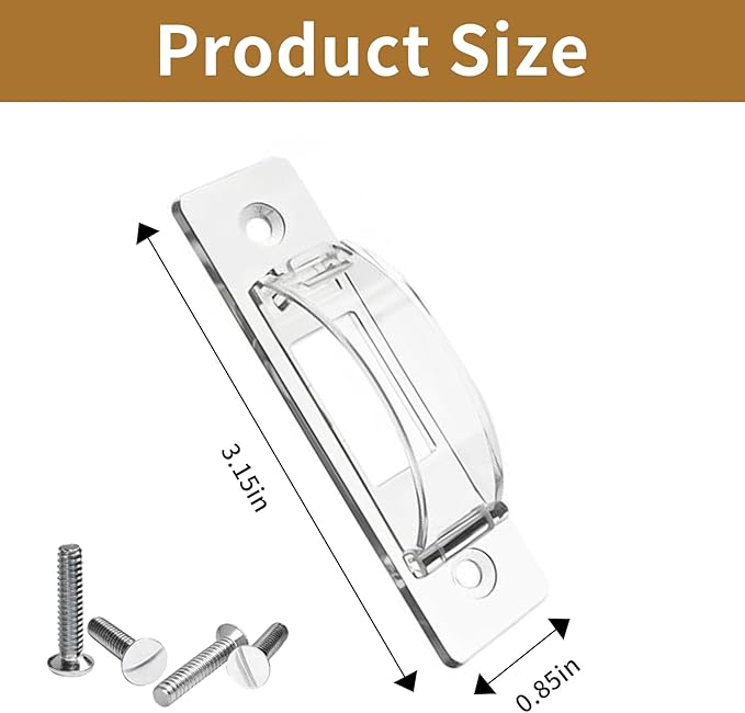 Light Switch Cover Guard, Child Proof Switch Guard 2 Pack for Toggle Switch, Prevent Kids from Turning Lights On/Off, Easy Install Wall Switch Protector（Clear）