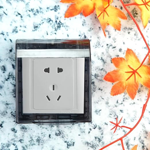 Weatherproof Outdoor Outlet Cover Box Waterproof Electrical Plug Protector Receptacle Cover for Home, Bathroom,Outside