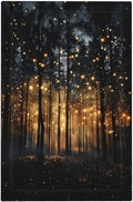 Whimsical Nature Enchanted Forest Landscape Light Switch Cover Plate 1 Gang No Device Blank Electrical Wall Plates Faceplate Decorative Switch Plate Covers for Bedroom Living Room Decor
