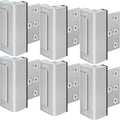 6 Pieces Home Security Door Reinforcement Lock, Door Locks for Kids Safety Front Door, Child Proof Door Lock Latch from Inside, Withstand 800lbs of Force Prevent Unauthorized Entry, Silver