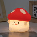 Rytinazzz Hug Mushroom Night Light, 50-Hour Battery & Pat Control, Squishy Lamp for Kids Bedroom, Girls, USB Rechargeable with Timer, Mothers Day Gifts