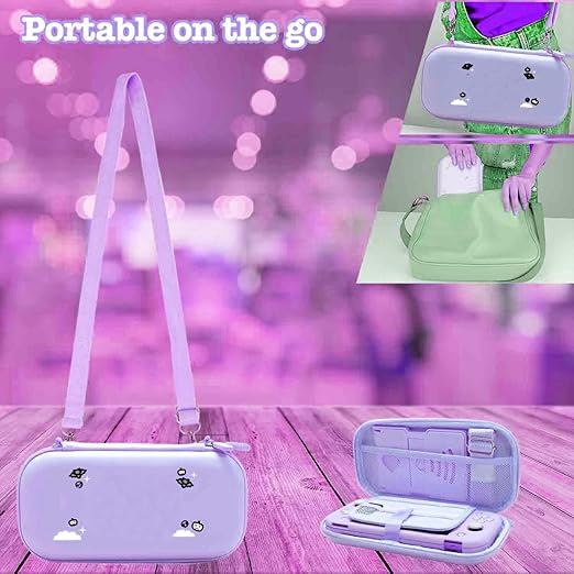 GUTIAL Accessories Bundle for Nintendo Switch Lite - Cute Kawaii NS Lite Accessories kit for Grils Boys Kids with Carrying Case, Cartoon Cover Case, Screen Protector, Stand