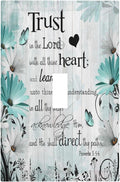 Rustic Teal Daisy Bible Verse Wooden Inspirational Quote Decorative Light Switch Cover 1 Gang Single Toggle Device Electrical Faceplate Switchplates Decorator Outlet Wall Plate for Bedroom Living Room