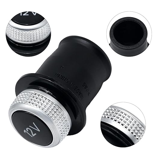 VIKKSAER 12V Auto Cigarette Lighter Dummy Cover Socket, 4H0919311 Replacement for Audi A4 A6 A8 Q3 A7