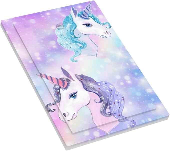 Purple/Blue Rainbow Unicorn Decorative 1 Gang No Device Blank Wall Plate Oversize Kid Girl Fantasy Cute Stars Cartoon Electric Unused Receptacle Decorator/Gfci Light Outlets/Switches Face Plate Cover
