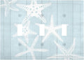 Beach Starfish Vintage Wood Rustic Country Ocean Decorative Switch Plates 3 Gang Wall Plate Triple Toggle Light Switch Cover Faceplate Electrical Wall Panels for Farmhouse Kids Room Decor