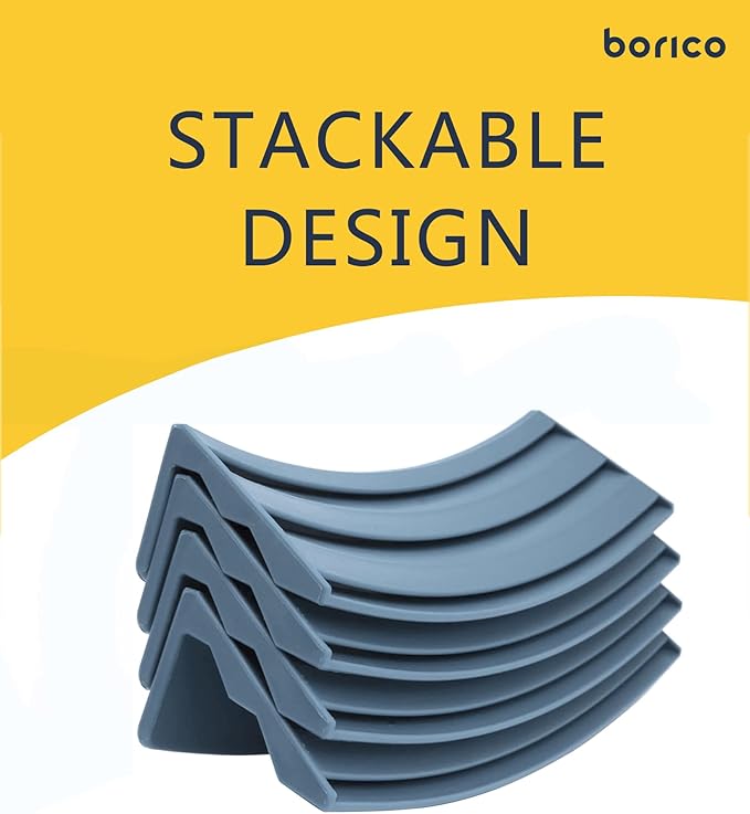 BORICO Card Holders for Playing Cards - 4 Pack Playing Card Holder for Kids and Adults,Stackable Storage Game Card Tray for Arthritis Patients with a Travel Pouch (Gray)