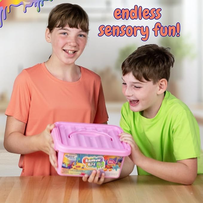 Aqua Endless Summer Rainbow Reef DIY Slime Kit – Vibrant Ocean-Themed Sensory Activity for Kids