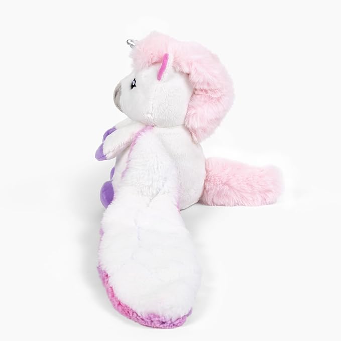 HUGIMALS Hugarounds Echo the Unicorn 2.5 lb Microwaveable Weighted Plush Neck & Shoulder Wrap | Soothing, Comforting Hugs for Self-Care & Relaxation | Unscented for Ages 2+