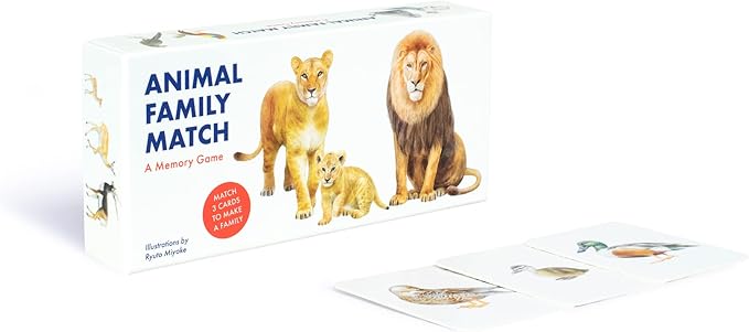 Laurence King Animal Family Match: A Matching Memory Game