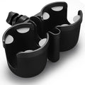 Accmor Stroller Cup Holder with Phone Holder, Bike Cup Holder, Universal Cup Holder for Uppababy Nuna Doona Strollers, 2-in-1 Cup Phone Holder for Stroller Bike Accessory