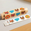 Wooden Animal Rotating Blocks Puzzle Montessori Toddler Matching Game Fine Motor Skills Sensory Toy for Kids 1-3 Years Old