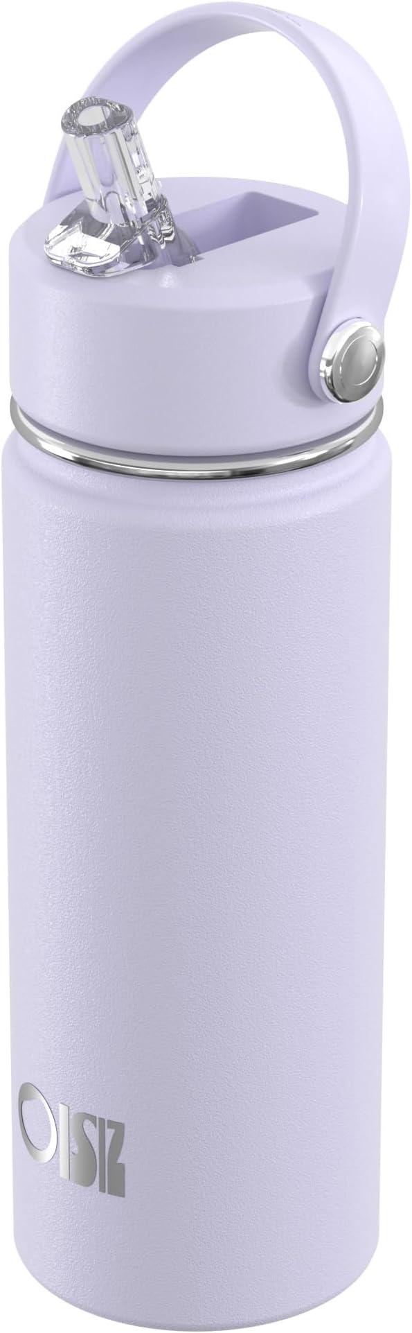 OISIZ 18oz Kids Water Bottle with Straw Lid, Vacuum Insulated Water Bottle Stainless Steel Water Bottles for Kids for School, Leakproof Water Bottle, BPA Free and Keep Cold for 24 Hours