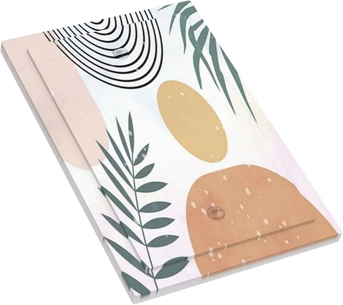 Light Switch Cover Plate Boho Mid Century Sun Leaves Wall Plate Cover 1 Gang Abstract Leaf Arch Blank No Device Decorative Outlet Covers Electrical Switchplate for Bathroom Home Decor