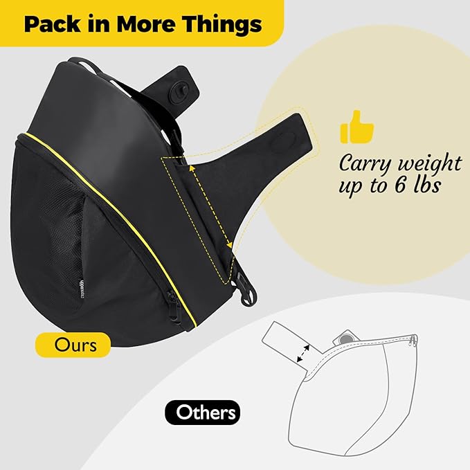 Storage Bag for Doona Infant Car Seat Stroller, Large Capacity Diaper Bag, Wearable Backpack, Stroller Organizer, Easy Access Zipper, Water-Repellent Lightweight Baby Travel Essentials Organizer