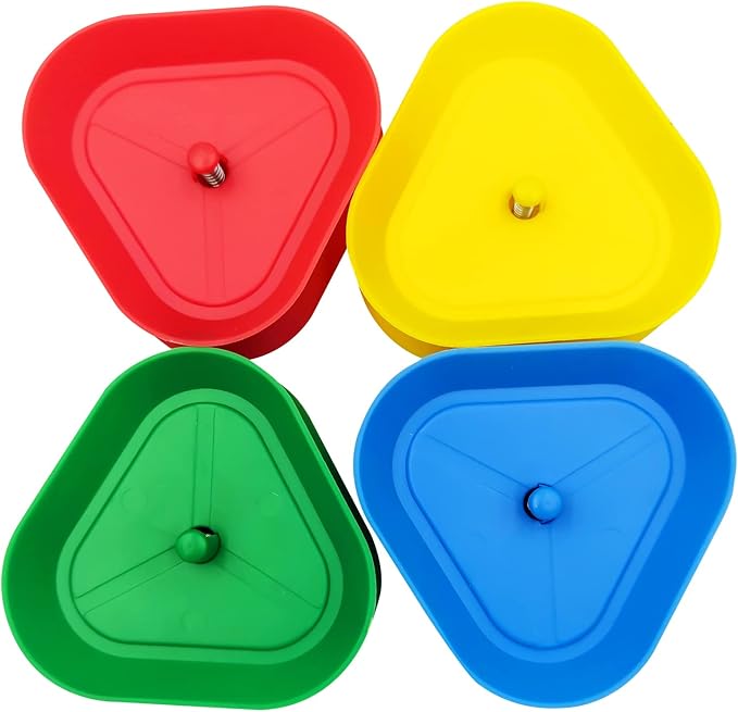 Yuanhe Playing Card Games Holder - 4Pack Little Hands Cards Tray for Kids, Seniors,Hands Free Cards Holders for Cards Game, Poker Parties, Family Card Game Nights