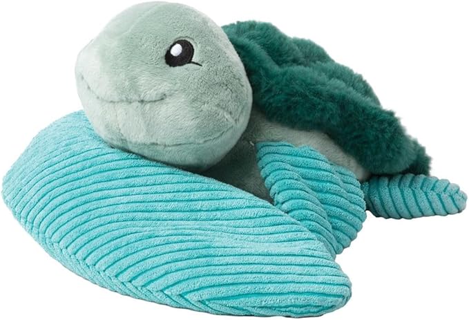 HUGIMALS Hugarounds Sidney the Sea Turtle 2.5 lb Microwaveable & Freezable Weighted Plush Neck & Shoulder Wrap | Soothing, Comforting Hugs for Self-Care & Relaxation | Unscented for Ages 2+