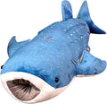 Mukouxun 18.5 inch Whale Shark Stuffed Animal Whale Shark Plush Whale Shark Kids Plush Toy Pillows Stuffed Blue Whale Doll