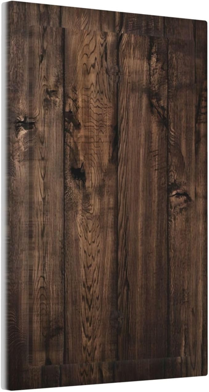 Rustic Brown Wood Plank Vintage Wooden Texture Print Light Switch Cover Plate 1 Gang No Device Blank Electrical Wall Plates Faceplate Decorative Switch Plate Covers for Farmhouse Home Decor
