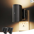 L LOHAS LED Night Light, Dimmable Night Lights Plug into Wall,2 Pack Nightlight for Kids,180° Rotatable, 3000K 0-150LM Dimmable Night Lights with Dusk to Dawn Sensor for Children Room Bathroom