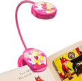Vekkia Cute Rechargeable Book Light, Eye-Care Clip on Lights for Reading in Bed, 3 Colors & 3 Brightness, 1.8oz Lightweight, Up to 40 Hours Useage, Great Gifts for Kids & Readers (Rose Red)