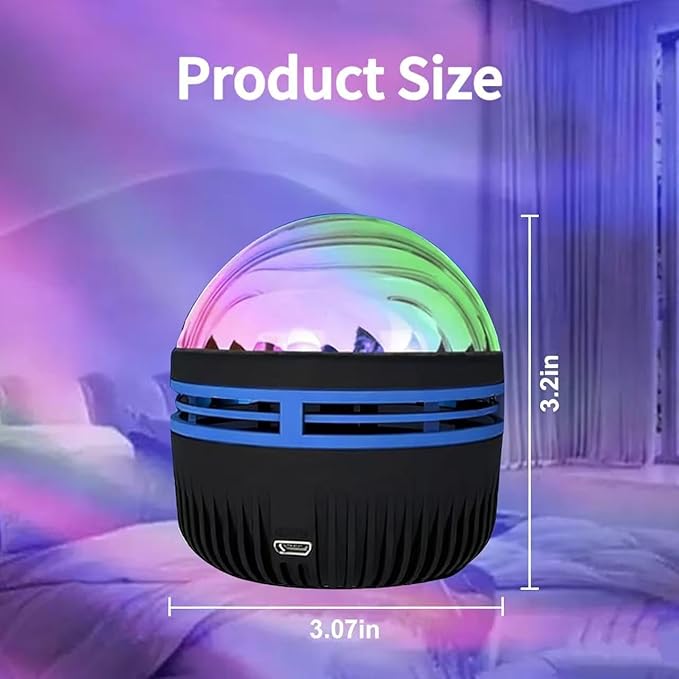 MAXROCK Black Hole Galaxy Projector, Night Light with Remote Control for Kids Bedroom, Sensory Lights for Adults Room Aesthetic, Party