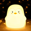 LOVERUIS Baby Night Lights Pudgy Penguins 7 Colors Night Light for Baby Nursery 3 Hours Timer Cute Night Light Gift Kid Penguin