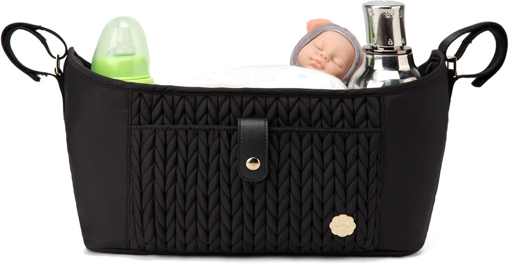 Universal Baby Stroller Organizer,Diaper Caddy Organizer with Adjustable Straps to Fits Nearly Any Strollers | Universal, Adjustable Straps