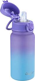 OLDLEY 12oz Kids Insulated Water Bottle, Stainless Steel, Leak-Proof, 355ml, School, Playdates, Active Kids, Daily Use