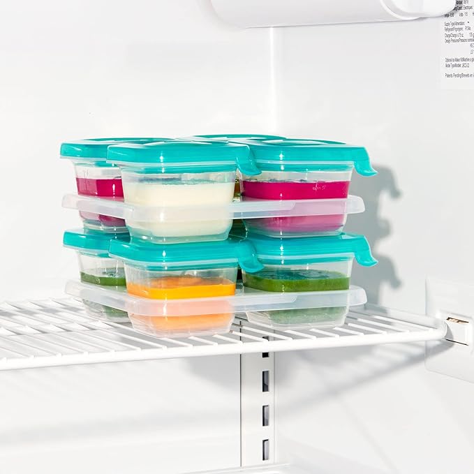 OXO Tot Silicone Baby Food Storage Container, Set of Four, 4oz Containers