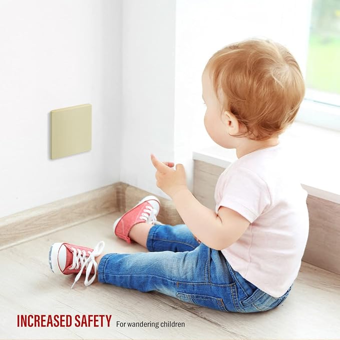 ENERLITES Screwless Double Blank Wall Plate, Child Safe Two Gang Blank Device Outlet Cover, Standard Size, 2-Gang 4.68" x 4.73", Polycarbonate Thermoplastic, UL Listed, SI8802-I, Glossy, Ivory