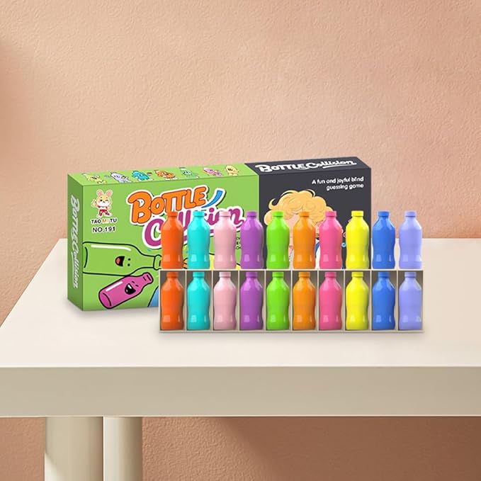 Aerbee Bottle Color Matching Toys, Fun Toys for Kids, Interesting Match The Bottle Color Game - Family Games for Kids and Adults, Fun Party Games for Groups, Festival Unique Gift for 3+ Kid Birthday