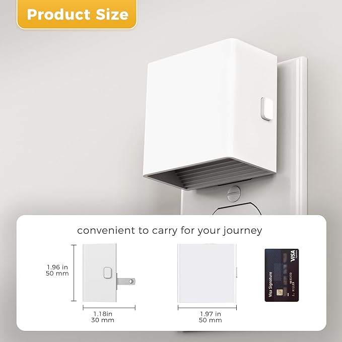 L LOHAS LED Night Light, 2 Pack Night Lights Plug into Wall, Dusk to Dawn Sensor, 0-100LM Adjustable Brightness, Soft White 3000K, Dimmable NightLight for Hallway, Bedroom, Stairway