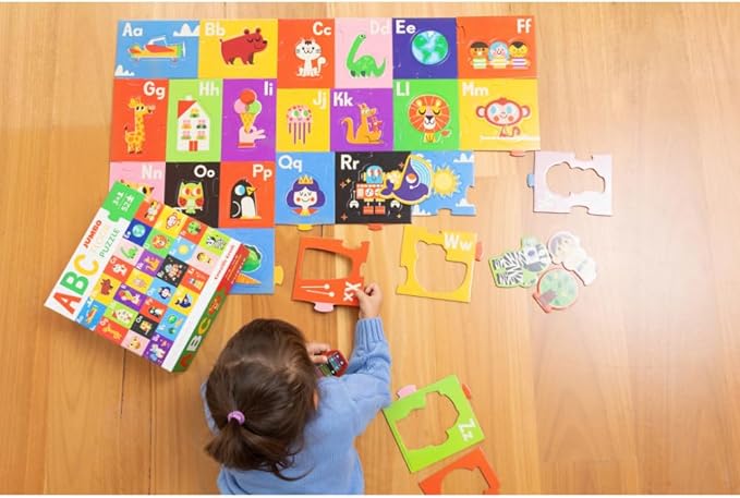 Crocodile Creek 50-Piece Jigsaw Puzzle - Fun Table or Floor Puzzles for Kids Ages 4-6 and Up - Includes Heavy-Duty Shaped Box for Storage - Santa's Workshop - 14" x 18" Finished
