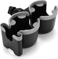 Accmor Stroller Cup Holder with Phone Holder, Bike Cup Holder, Universal Cup Holder for Uppababy Nuna Doona Strollers, 2-in-1 Cup Phone Holder for Stroller Bike Accessory