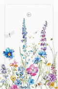 Light Switch Cover Plate Boho Colorful Flowers Plants And Dragonflies 1 Gang No Device Blank Electrical Wall Plates Faceplate Decorative Switch Plate for Bedroom living Room Decor
