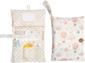 Baby Diaper Bag Organizer, Portable Baby Essentials Storage Pouch for Parents and Caregivers, Organizer Insert for Stroller and Handbag, Machine Washable (Balloon)