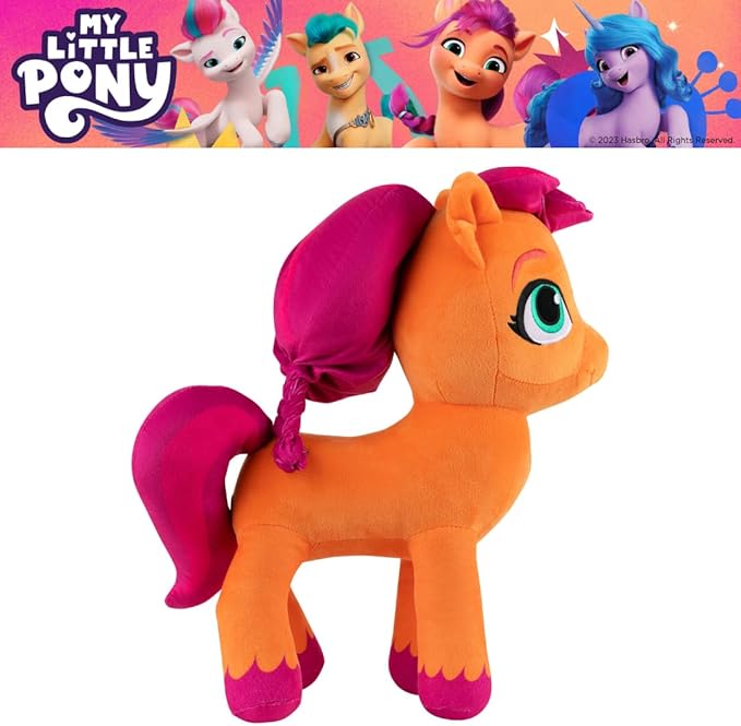 My Little Pony Sunny Kids Bedding Super Soft Plush Cuddle Pillow Buddy, One Size, By Franco