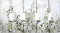 Sage Green Eucalyptus Rustic Country Botanical Leaf Flower Light Switch Covers Quad Toggle Electrical Faceplate 4 Gang Wall Plate Decorative Switch Plates Cover for Farmhouse Bedroom Decor